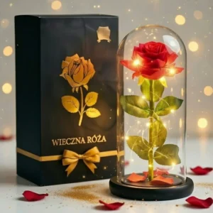 Czerwona Infinita Rosa na Walentynki