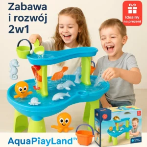 AquaPlayLand™ - stolik wodny 2w1